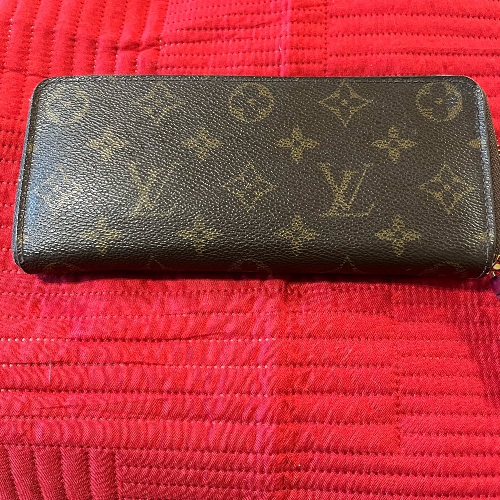 Louis Vuitton Monogram Brown and Gold Wallet